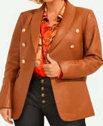 Young and the Restless Sharon Collins Leather Blazer