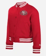 Youth New Era 49ers Chenille Applique Jacket