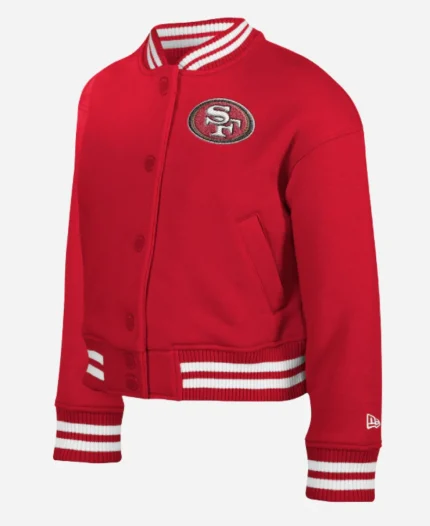 Youth New Era 49ers Chenille Applique Jacket