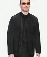 Michael Fassbender Black Bag 2025 Suede Leather Jacket