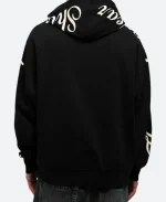 4Hunnid X Shaka Wear Black Pullover Hoodie For Sale