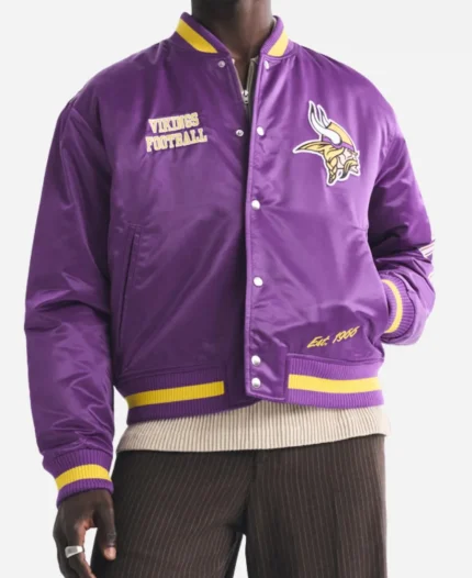 Abercrombie Minnesota Vikings Varsity Jacket