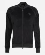 Adidas Adicolor Velour Black Track Jacket