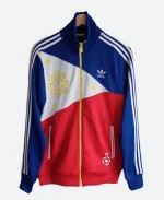 Adidas Philippines Blue & Red Track Jacket For Sale