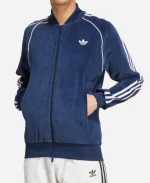Adidas SST Adicolor Velour Track Top Jacket For Unisex