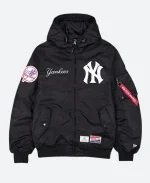 Alpha Industries X New Era X New York Yankees Hooded Bomber Jacket