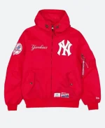 Alpha Industries X Yankees Hooded Bomber Jacket