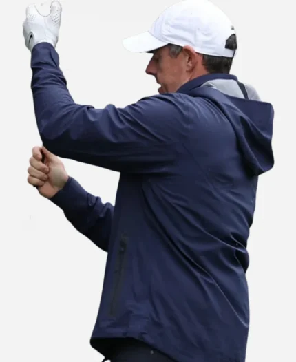 Amgen Irish Open 2025 Rory McIlroy Blue Rain Jacket