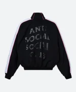 Anti Social Social Club Black & White Racing Jacket For Sale