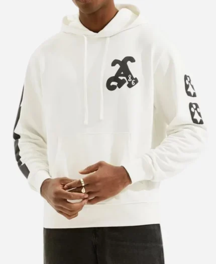 Arsenal N7 Pre-Historic White Hoodie