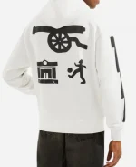 Arsenal N7 Pre-Historic White Pullover Hoodie