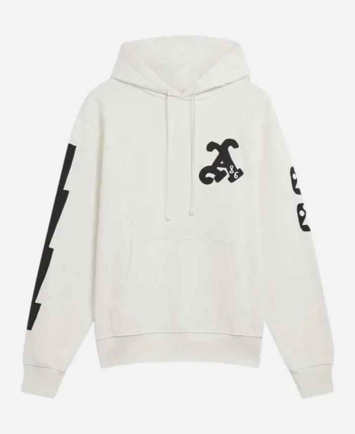 Arsenal N7 Pre-Historic White Pullover Hoodie For Sale 