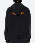 Balenciaga Burning Justin Bieber Black Hoodie