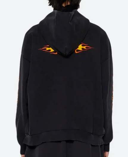 Balenciaga Burning Justin Bieber Black Hoodie