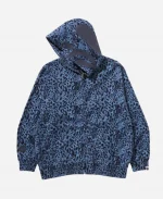 Bape Wild Leopard Pattern Shark Relaxed Fit Full ZiP Hoodie For Unisex
