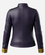 Batgirl Purple Leather Jacket