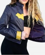 Barbara Gordon Batgirl Leather Jacket