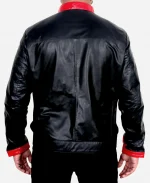 Batman The Dark Knight Bruce Wayne Red Cafe Racer Jacket