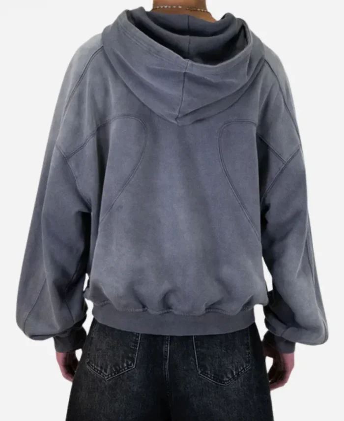 Berlinc Grey Pullover Hoodie