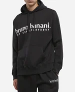 Bruno Banani Basic Logo Print Pullover Hoodie For Unisex