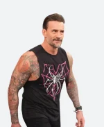 CM Punk Monday Night RAW 2025 AJ Love Bites Black Tank Top
