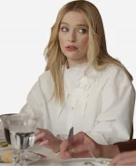 Camille Emily in Paris White Flower Shirt