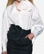 Camille Emily in Paris White Shirt