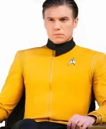 Captain Christopher Pike Star Trek Discovery 2 Anson Mount Yellow Cotton Jacket
