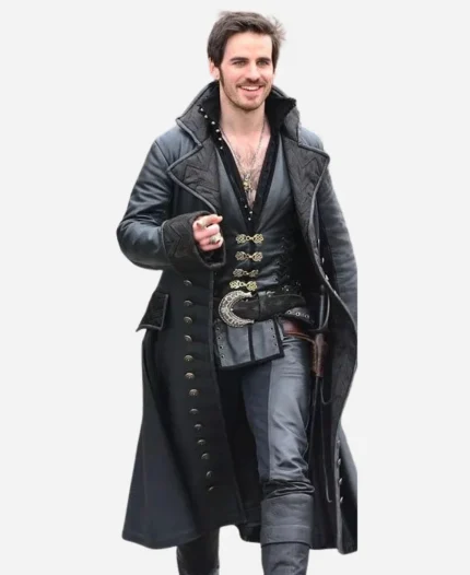 Captain Hook Once Upon a Time Trench Coat