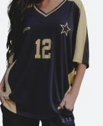 Celebs Go Dating Season 14 Navy Blue Football Jersey For Sale