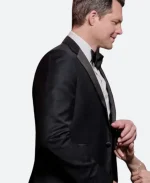 Chase Baxter The Christmas Quest Black Blazer