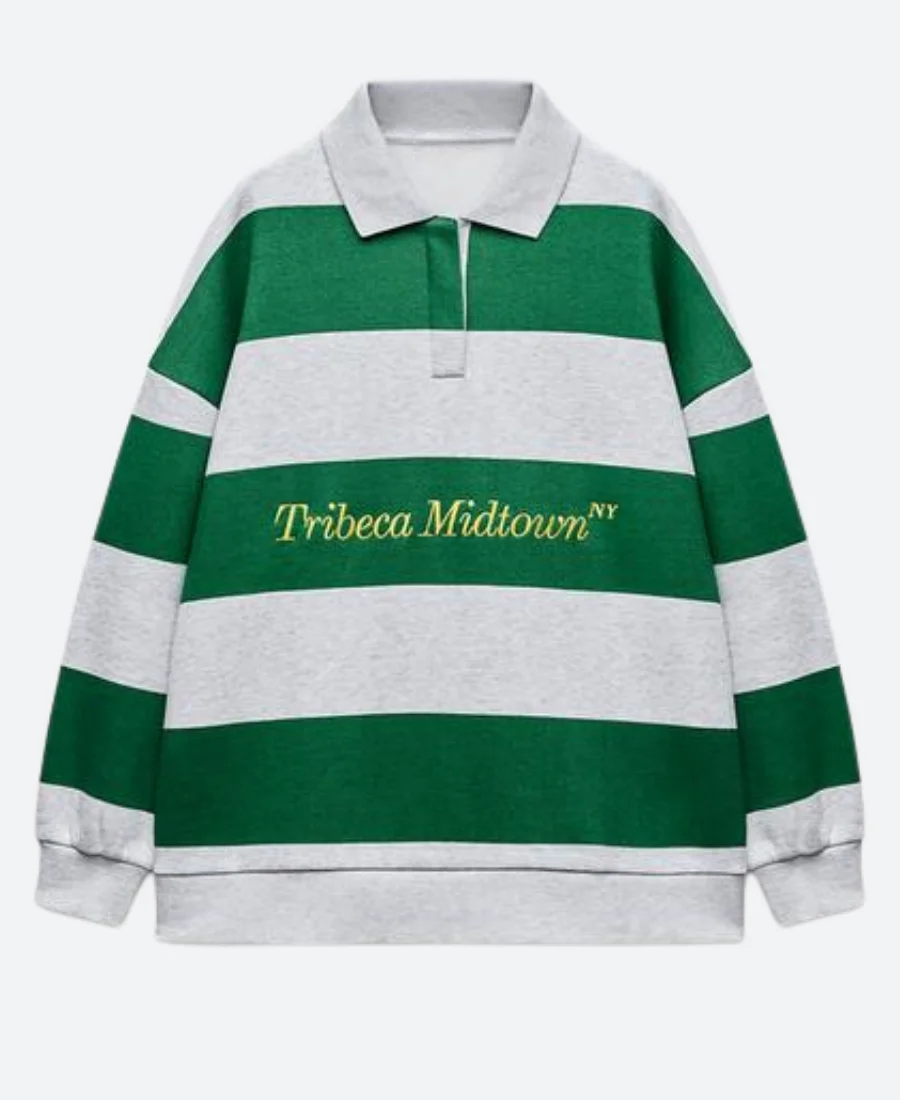 Chloe Meadows The Only Way Is Essex Striped Sweatshirt Chloe Meadows The Only Way Is Essex Striped Sweatshirt