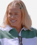 Chloe Meadows The Only Way Is Essex Tribeca Midtown Green & White Striped Sweatshirt