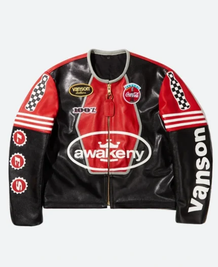Coca-Cola & Awake NY Vanson Leather Jacket
