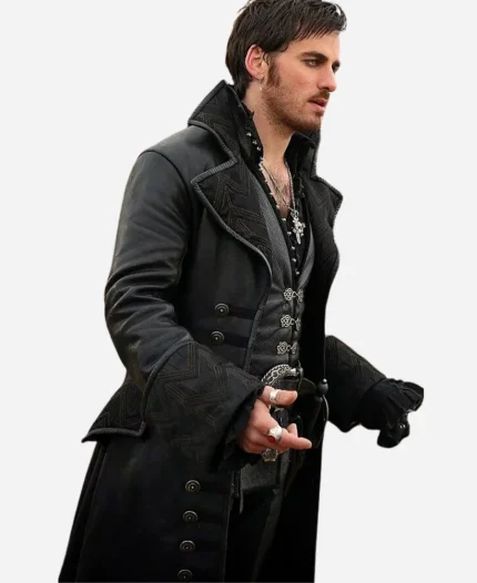 Colin O’Donoghue TV Series Once Upon a Time Captain Hook Trench Coat