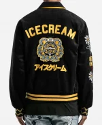 Corduroy Ice Cream Team Black Jacket