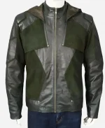 Stephen Amell Crisis on Infinite Earths Oliver Queen Hooded Jacket