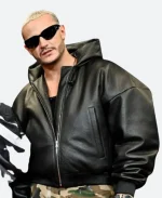 DJ Snake MTV Video Music Awards 2025 Leather Jacket