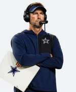 Dallas Cowboys Brian Schottenheimer Blue Hoodie For Sale