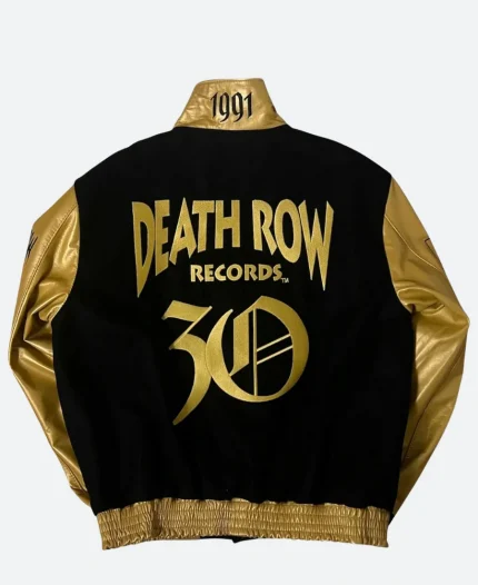 Death Row Records X Jeff Hamilton 30th Anniversary Golden & Black Jacket