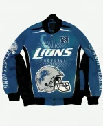 Detroit Lions Vintage Blue Racing Jacket