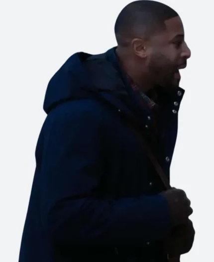 Devale Ellis Meet Me Next Christmas Blue Jacket