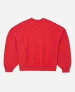 Diablo Willy Chavarria Hooligan Crewneck Red Sweatshirt