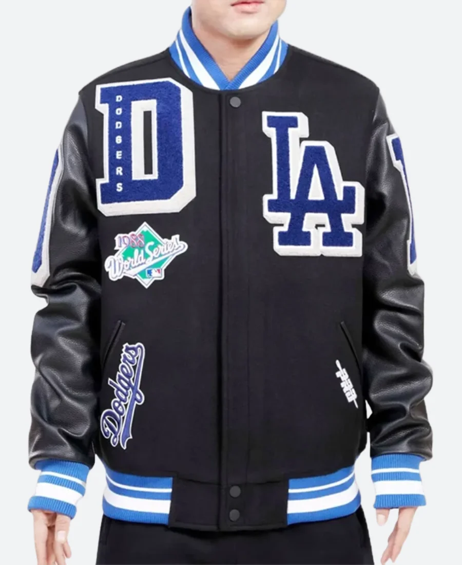 Dodgers Earvin Magic Johnson Varsity Jacket Dodgers Earvin Magic Johnson Varsity Jacket