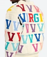 Drake You Broke My Heart White Varsity Jacket