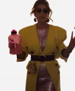 Emily In Paris S03 Kate Walsh Yellow Coat For Sale