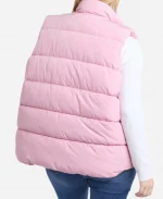 Emily The Inheritance Pink Puffer Vest