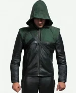Green Arrow Hooded Jacket