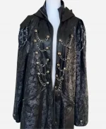 Halloween Skeleton Royalty Black Coat