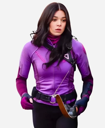 Hailee Steinfeld Hawkeye TV Series Kate Bishop Purple Costume Jacket